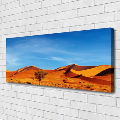 Tablou pe panza canvas Desert Peisaj Galben