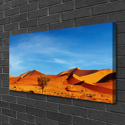 Tablou pe panza canvas Desert Peisaj Galben