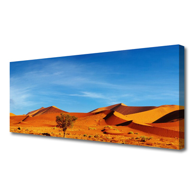 Tablou pe panza canvas Desert Peisaj Galben