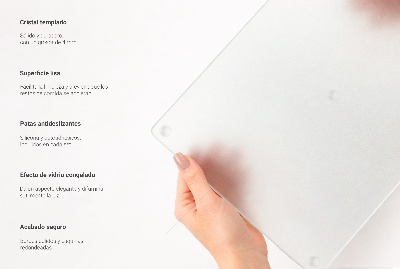 Placă din sticla protectie plita Dublă semi-transparentă