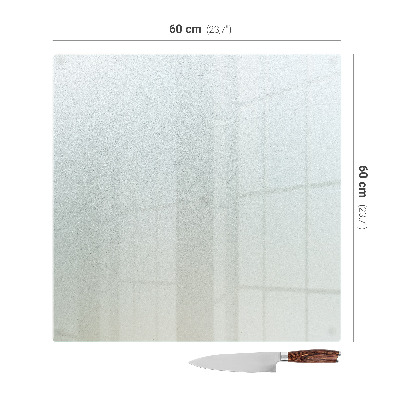 Placă protecție plita cu formă pătrată semi-transparentă