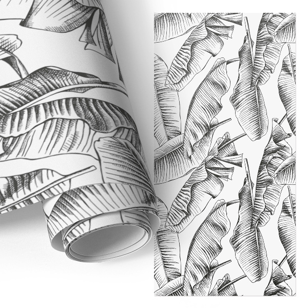 Folie autocolanta mobila Frunze de bananier