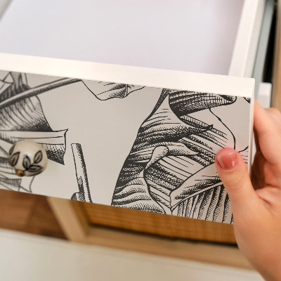 Folie autocolanta mobila Frunze de bananier