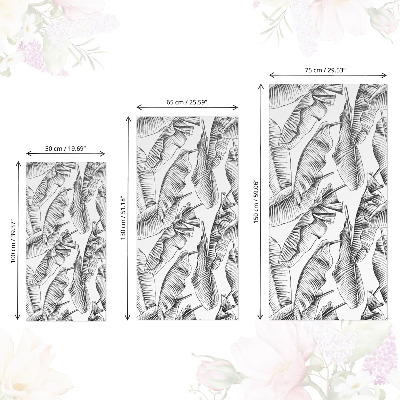 Folie autocolanta mobila Frunze de bananier