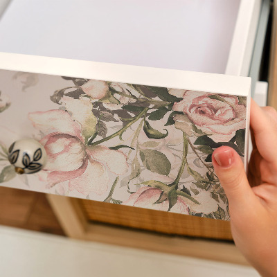 Folie autoadeziva pentru mobila Flori vintage