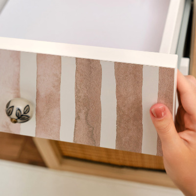 Folie autocolanta mobila Dungi bej