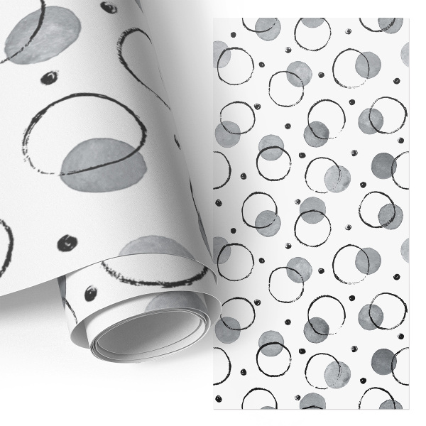 Autocolant pentru mobila Cercuri creative