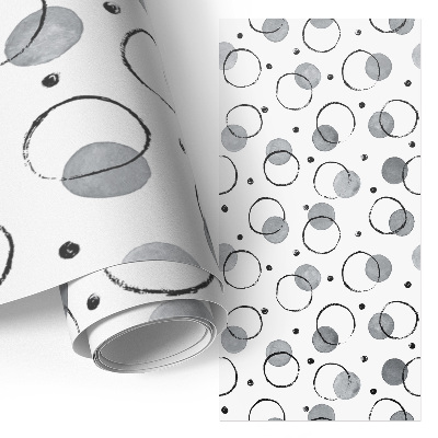 Autocolant pentru mobila Cercuri creative