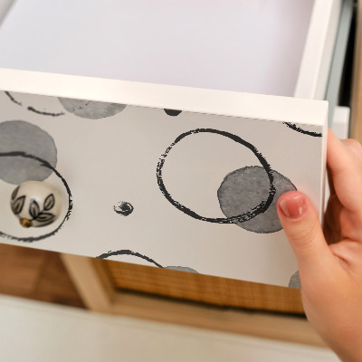 Autocolant pentru mobila Cercuri creative