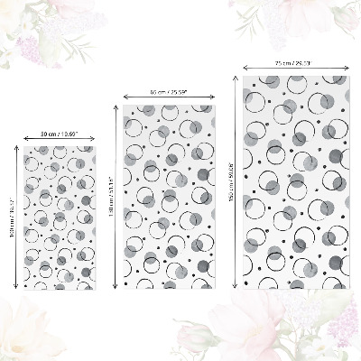 Autocolant pentru mobila Cercuri creative