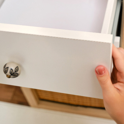 Autocolant mobila Alb pur