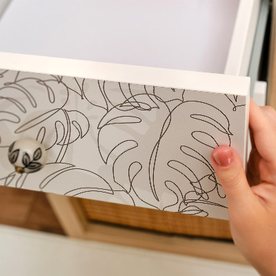 Autocolant pentru mobila Frunze de Monstera