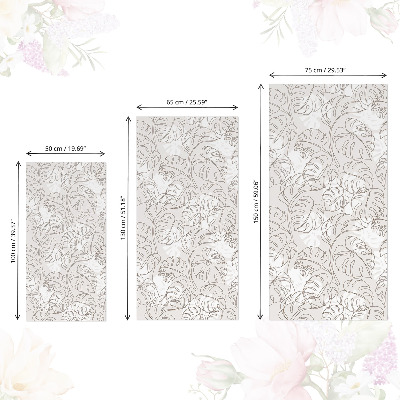 Autocolant pentru mobila Frunze de Monstera