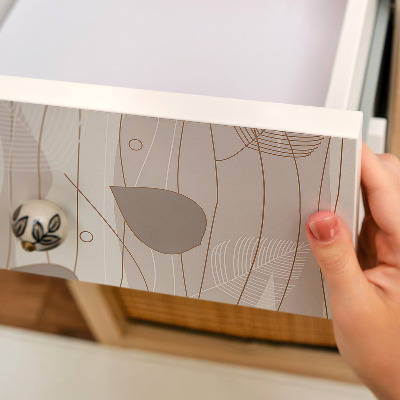 Tapet mobila Model cu frunze