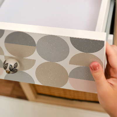 Autocolant mobila Pasteluri geometrice