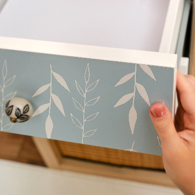 Folie autocolanta mobila Motiv cu frunze