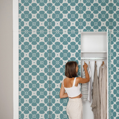 Autocolant pentru mobila Geometrie florală