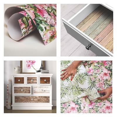 Autocolant pentru mobila Model floral