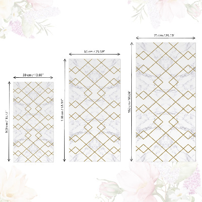 Autocolant pentru mobila Geometria marmurei