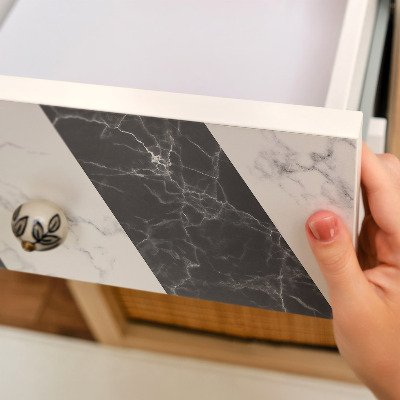 Autocolante mobila Eleganță contrastantă