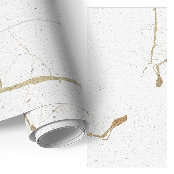 Autocolant mobila Farfurii albe