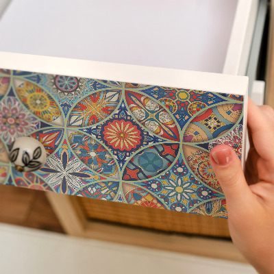 Autocolant mobila Mozaic colorat