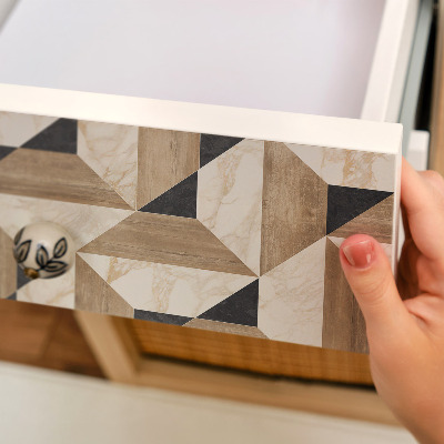 Tapet mobila Lemn cu marmură