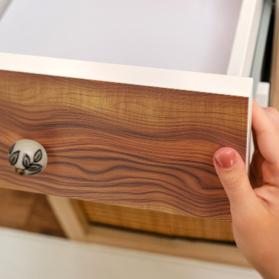 Tapet mobila Valuri de lemn