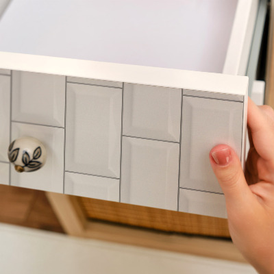 Folie autocolanta mobila Plăci albe