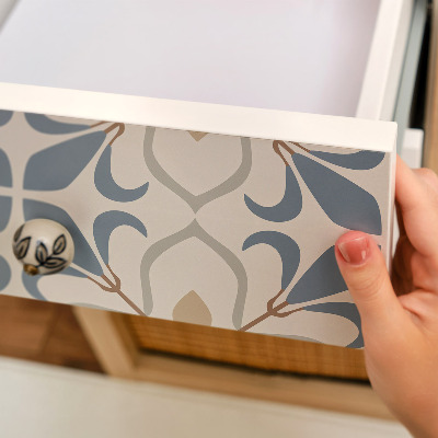 Folie autocolanta mobila Flori retro