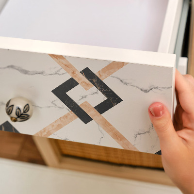 Folie autocolanta mobila Împletitură pe marmură