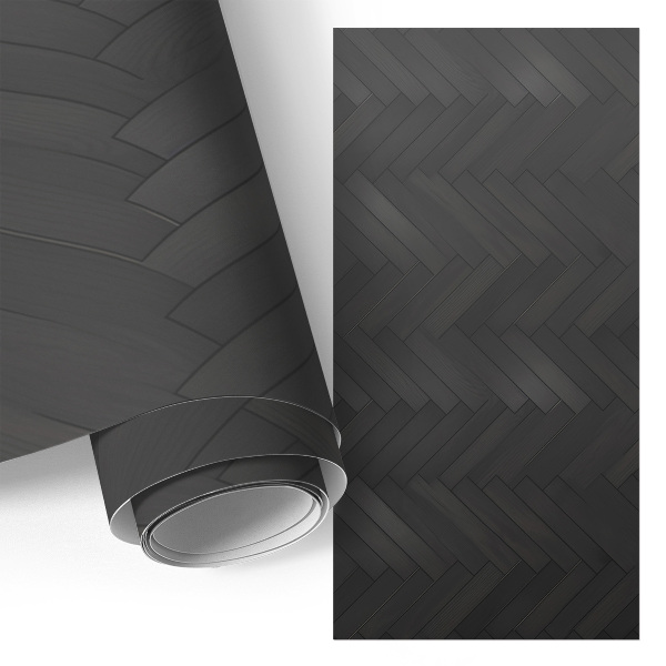 Autocolante mobila Spică de hering închisă la culoare