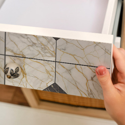 Autocolant pentru mobila Marmură luxoasă