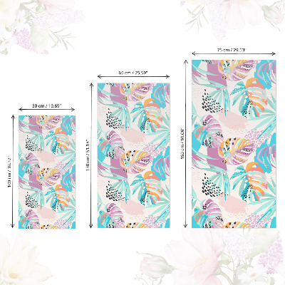 Autocolant mobila Exotism colorat