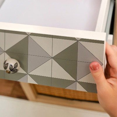 Folie autoadeziva pentru mobila Mozaic triunghiular