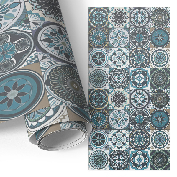 Folie autocolanta mobila Plăci Mandala