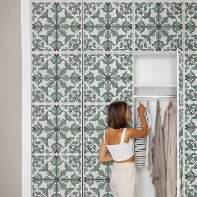 Autocolante mobila Ornament verde