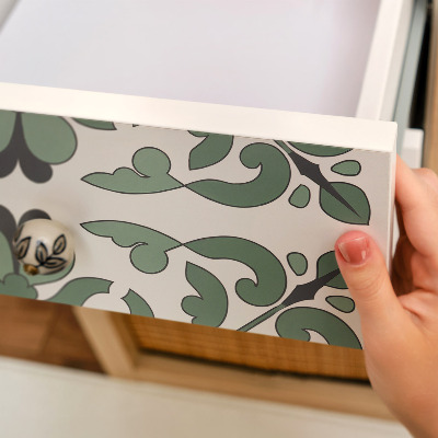 Autocolante mobila Ornament verde