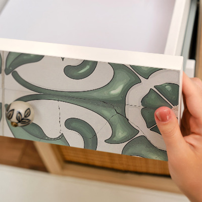 Tapet mobila Ornamente verzi