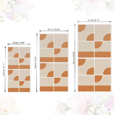 Autocolante mobila Forme vintage