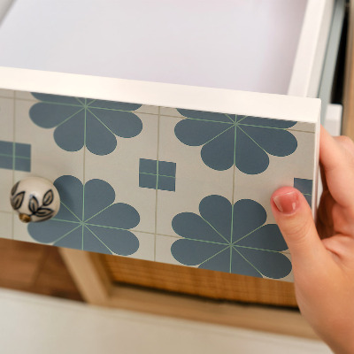 Folie autoadeziva pentru mobila Geometrie florală