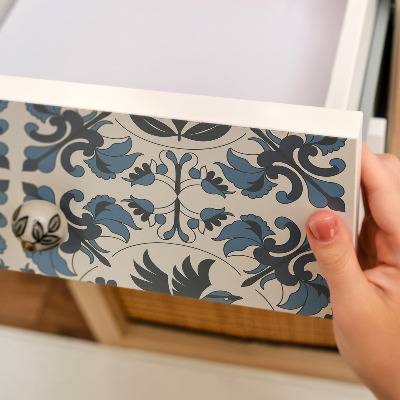 Autocolant mobila Păsări albastre