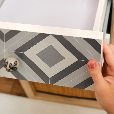 Folie autoadeziva pentru mobila Plăci geometrice