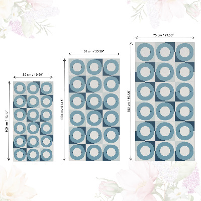 Tapet mobila Roți albastre