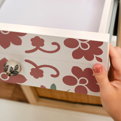 Autocolant pentru mobila Flori populare