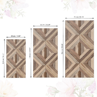 Folie autocolanta mobila Puzzle din lemn