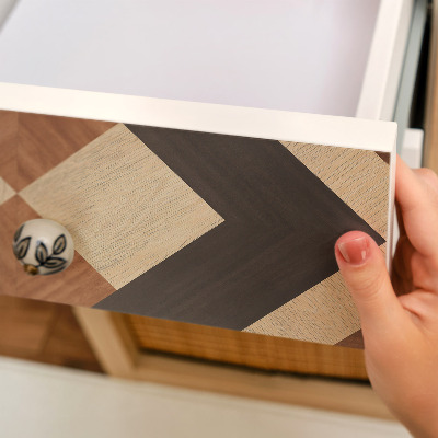 Autocolant mobila Pătrate de lemn