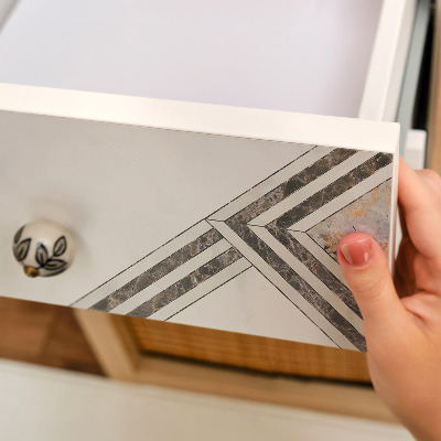 Folie autocolanta mobila Geometrie modernă