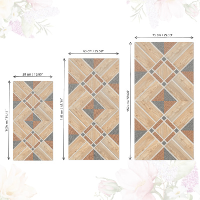 Tapet mobila Mozaic din lemn