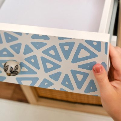 Autocolant pentru mobila Forme triunghiulare